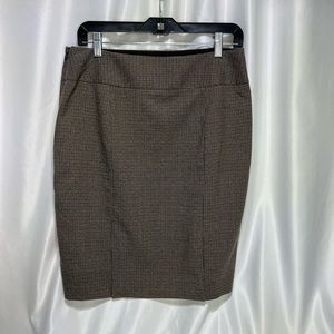 NWT The LIMITED Houndstooth Blend Lined Skirt - Size 6